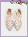 Dola Lovely Women'S Fashionable Khaki High Heel Shoes