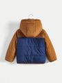 Boys' Comfortable And Warm Fleece Jacket With Two-sided Wear Design