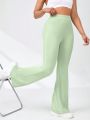 SHEIN Daily&Casual Ladies' Yoga Flare Pants
