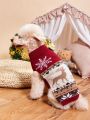 PETSIN Christmas Reindeer Patterned Pet Sweater, For Ferret