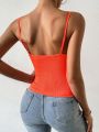 SHEIN Essnce Ladies' Drawstring Cup Camisole Top