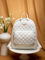 Quilted Pocket Front Classic Backpack