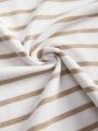 SHEIN Maternity Striped Long Sleeve T-shirt