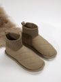 New Arrival Fleece Lined Casual Shoes, Warm & Versatile Women's Snow Boots