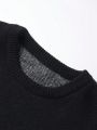 Manfinity Hypemode Men's Drop Shoulder Letter Printed Sweater