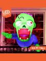 Joiedomi 3.6 FT Halloween Inflatable Zombie Broke Out from Window with Built-in LEDs, Halloween Blow Up Green Zombie for Window Decoration, Halloween Outdoor Yard Garden Lawn Holiday Party Decor