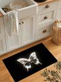 SHEIN Butterfly Pattern Thickened Anti-Slip Living Room & Kitchen Carpet