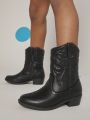 Kids' Fashionable Black Boots