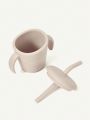 Cozy Cub 1pc Baby Training Cup With Straw, Silicone Material