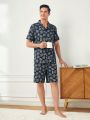Men's Full Print Pajama Set
