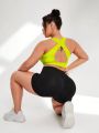 Yoga Basic Plus Size Women's Backless Sports Bra