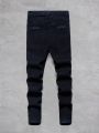 SHEIN Tween Boys' Casual Mid-Rise Slim Fit Jeans