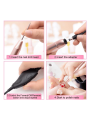 Portable Nail Drill Golden Electric Nail File Professional 20000 RPM Manicure Pedicure Machine Nail File Drill Kit with Sanding Bands,Nail Drill Bits and Brushes for Acrylic Gel Nails