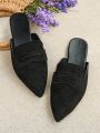 Women's Fashionable Open-toe Half Slippers, Chic And Comfortable For Spring And Summer Outfits