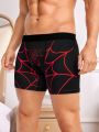 Men'S Spider Web Printed Boxer Shorts