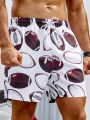 Men'S Rugby Printed Beach Shorts