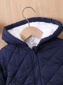 Baby Boy's Hooded Thickened Coat