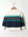 Boys' Basic Round Neck Sweater
