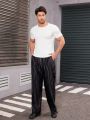 Manfinity Hypemode Men's Solid Color Casual Pants