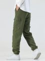 Tween Boy Flap Pocket Side Cargo Pants