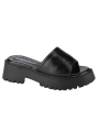 Platform Sandals Women Slides Chunky Heels  Sandals Fabric Mule Fitted Cloud Lightweight Shoes Slipper +Memory Foam