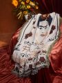 Frida Kahlo X SHEIN Figure Graphic Throw