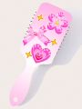 iiiamselina Girl's Pink Bow, Flower, Heart Shape Comb