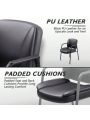 Furmax Office Reception Chairs Waiting Room Guest Chairs with Armrest Set of 2