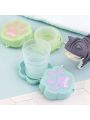 1pc Cat Paw Shaped Water Cup, Cute Children Drinking Cup For Travel With Extendable Straw