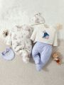 SHEIN 6pcs Cute Bear Pajamas Gift Set