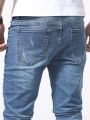 Manfinity Men Ripped Frayed Skinny Jeans