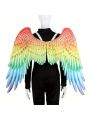 1pc Colorful Adult Size Wings, Suitable For Halloween, Mardigras, Party Cosplay Accessory
