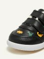 Cozy Cub Boys' Cool Dinosaur Fashion Trend Design Cute Cartoon Comfortable Casual Sneakers (random Pattern)