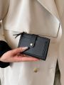 Women's Minimalist Short Wallet,Clutch Coin Purse, Lightweight Credit Card Holder