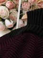 Women's Plus Size Off Shoulder Diagonal Texture Sweater