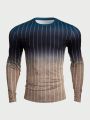 Manfinity LEGND Men's Ombre Striped T-Shirt