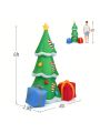 Gymax 6ft Inflatable Christmas Tree Indoor Outdoor Decoration w/ LED Lights
