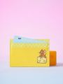 TOM & JERRY X SHEIN Classic Series Cute Small Yellow Card Holder