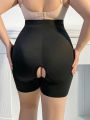 Women's Plus Size Solid Color Open Crotch Butt Lifter Shapewear