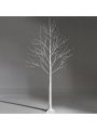 Costway 6ft Pre-lit White Twig Birch Tree for Christmas Holiday w/96 LED Lights