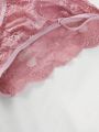 3pcs Tied Side Lace Triangle Panties