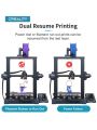 Creality Ender-3 S1 Pro 3D Printer Ender-3 S1 Upgrade with 300°C High-Temperature Nozzles PEI Spring Steel Plate LED Light Direct Dual-Gear Extruder CR Touch Automatic Bed Leveling