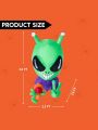 Joiedomi 3.6 FT Halloween Inflatable Alien Broke Out from Window with Built-in LED, Blow Up Alien with Three-Dimensional Eyes for Window Decor, Halloween Outdoor Yard Garden Lawn Holiday Party Decor