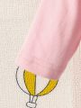 SHEIN Girls 8pcs Floral Embroidery Ruffle Trim Bodysuit & Hat & Gloves & Socks & Bib