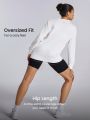 GLOWMODE Everyday Terry Long Sleeve Pocket Oversized Sweatshirt Daily Lounge
