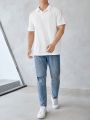 Manfinity Basics Men Solid Polo Shirt