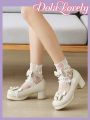 Dola Lovely Sexy Fashion High Heels Lolita Women'S Shoes Mary Jane Shoes