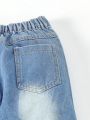 Young Boys' Casual Loose Fit Distressed Denim Pants