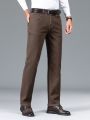 Manfinity Homme Men's Straight-leg Jeans With Slanted Pockets For Casual Wear