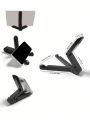 1pc Black Lazy Desktop Live Streaming Stand Compatible With Ipad, Smartphone, Tablet, Foldable And Portable Tripod Stand